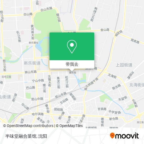 半味堂融合菜馆地图