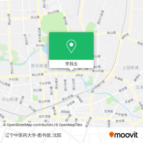 辽宁中医药大学-图书馆地图