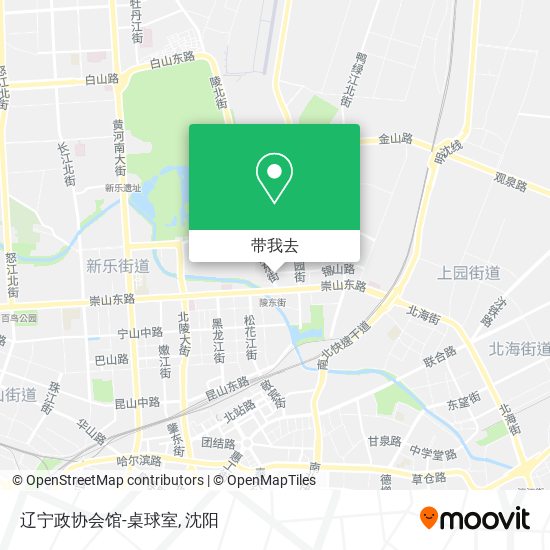 辽宁政协会馆-桌球室地图