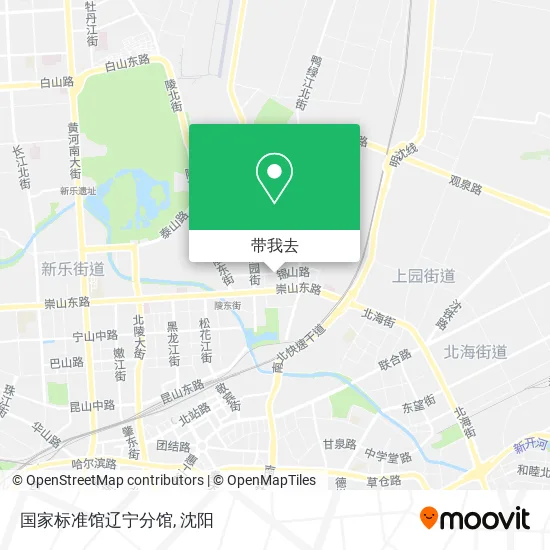 国家标准馆辽宁分馆地图