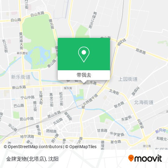 金牌宠物(北塔店)地图