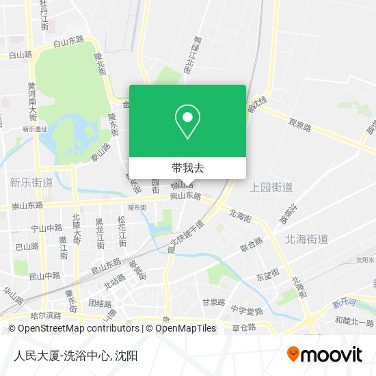 人民大厦-洗浴中心地图