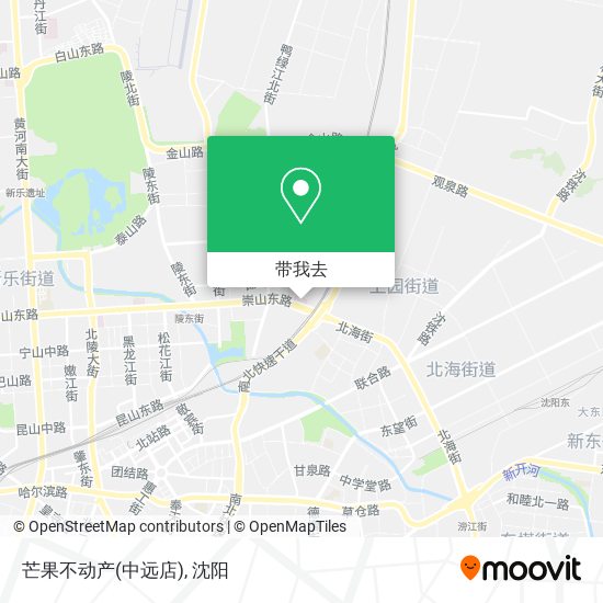 芒果不动产(中远店)地图