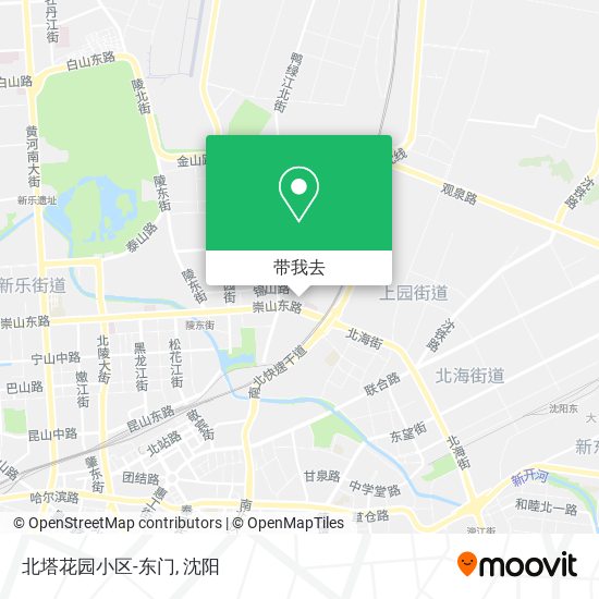 北塔花园小区-东门地图