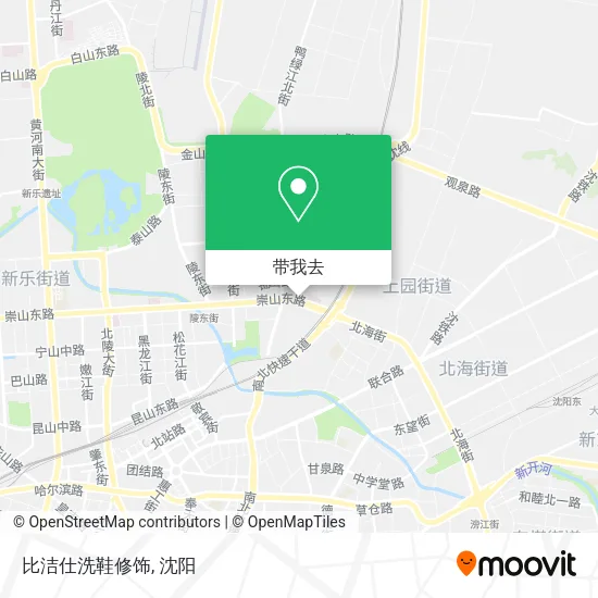 比洁仕洗鞋修饰地图