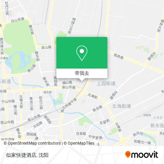 似家快捷酒店地图