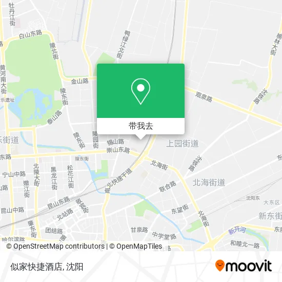 似家快捷酒店地图