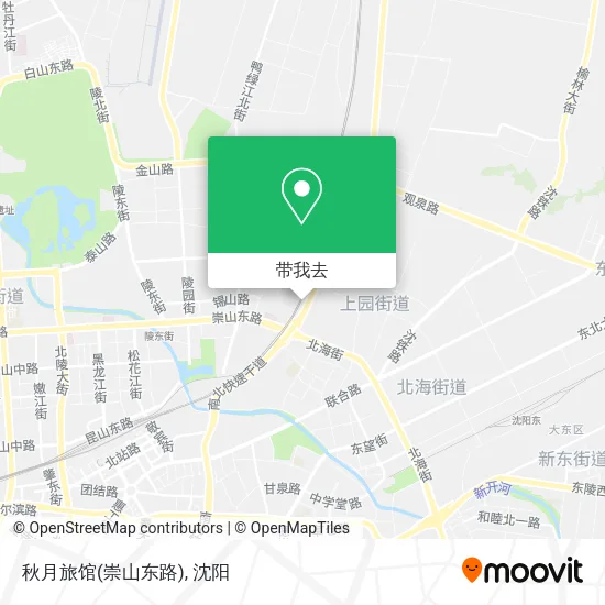 秋月旅馆(崇山东路)地图