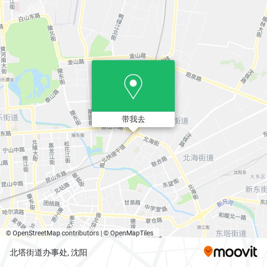 北塔街道办事处地图