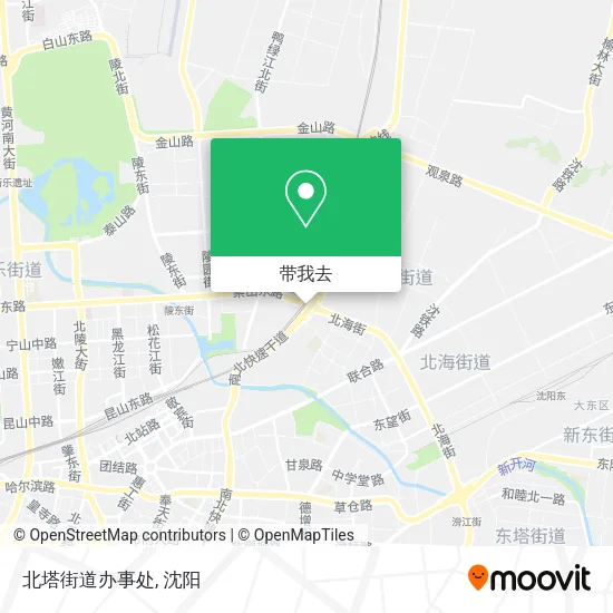 北塔街道办事处地图