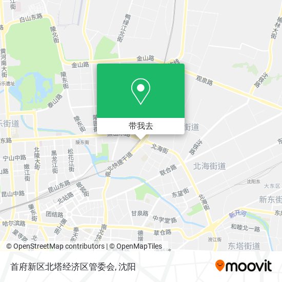 首府新区北塔经济区管委会地图