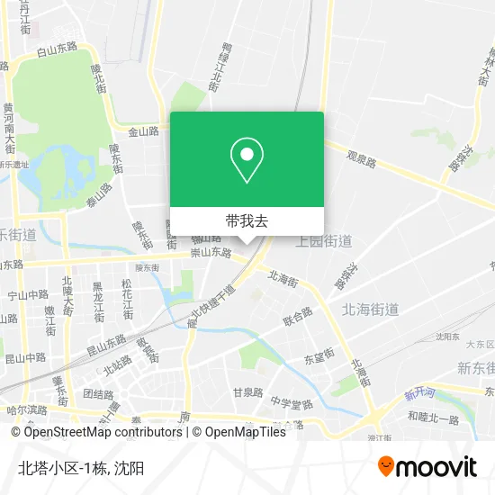 北塔小区-1栋地图