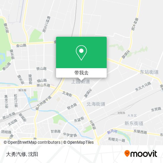 大勇汽修地图