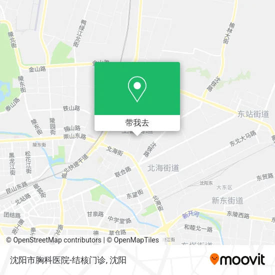 沈阳市胸科医院-结核门诊地图