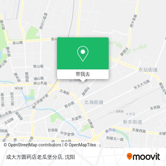 成大方圆药店老瓜堡分店地图