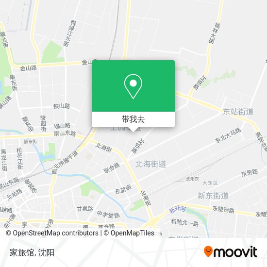 家旅馆地图