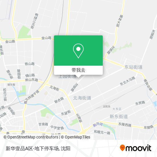 新华壹品A区-地下停车场地图
