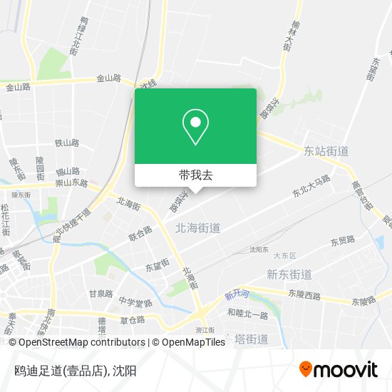 鸥迪足道(壹品店)地图