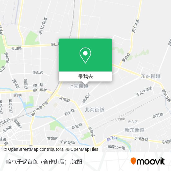咱屯子锅台鱼（合作街店）地图