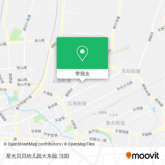星光贝贝幼儿园大东园地图