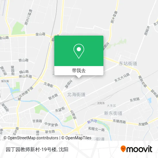 园丁园教师新村-19号楼地图