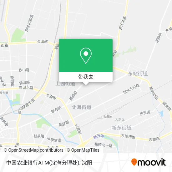 中国农业银行ATM(沈海分理处)地图