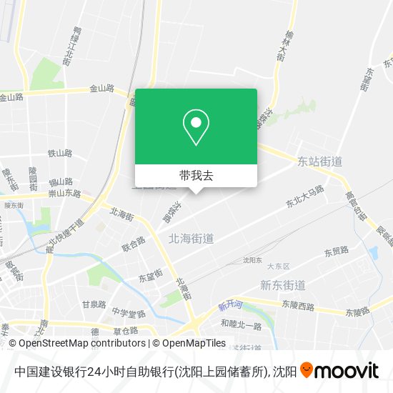 中国建设银行24小时自助银行(沈阳上园储蓄所)地图
