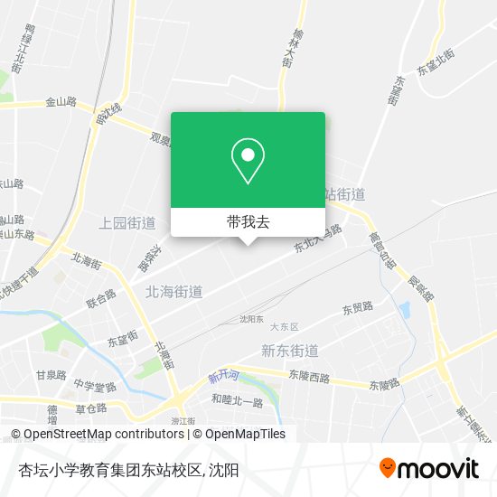 杏坛小学教育集团东站校区地图