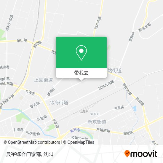 晨宇综合门诊部地图