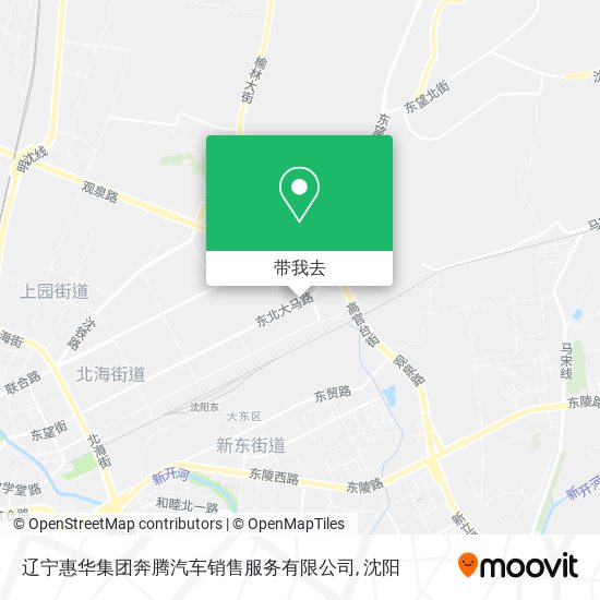 辽宁惠华集团奔腾汽车销售服务有限公司地图