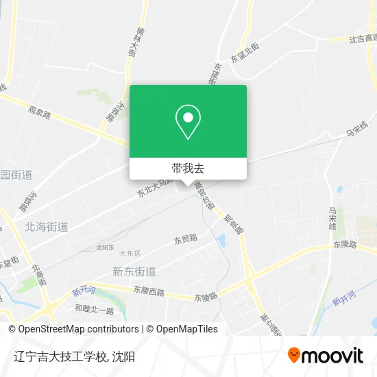 辽宁吉大技工学校地图