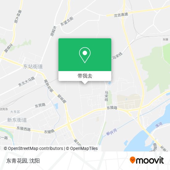 东青花园地图