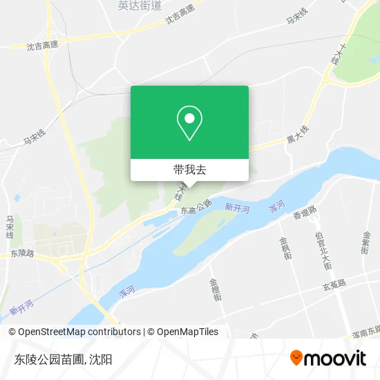 东陵公园苗圃地图