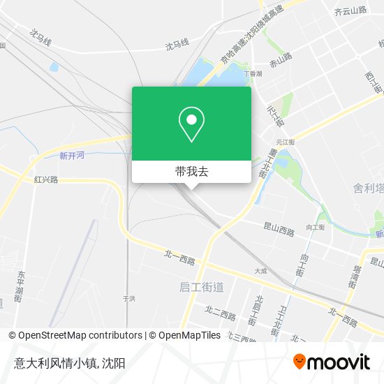 意大利风情小镇地图