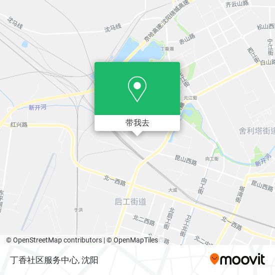 丁香社区服务中心地图