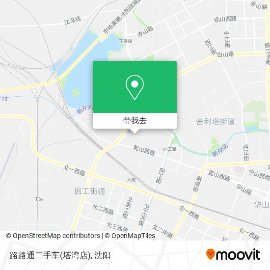 路路通二手车(塔湾店)地图