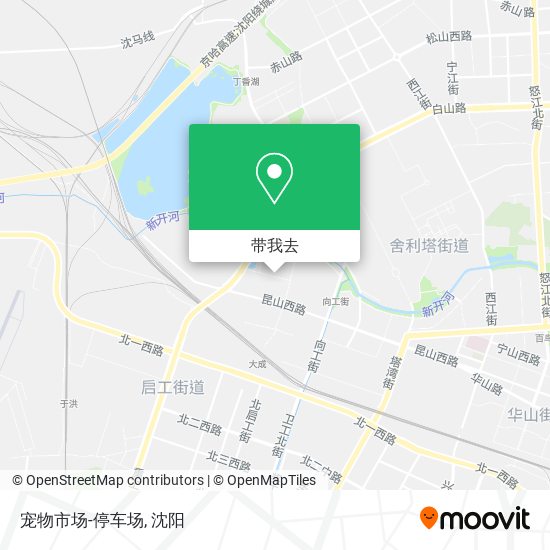 宠物市场-停车场地图
