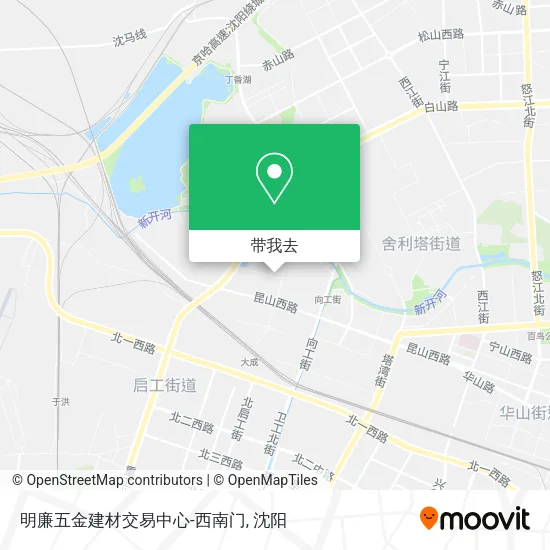 明廉五金建材交易中心-西南门地图