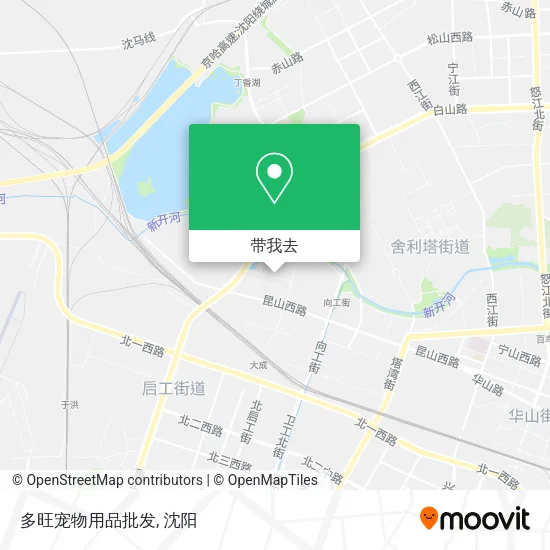 多旺宠物用品批发地图