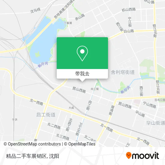 精品二手车展销区地图