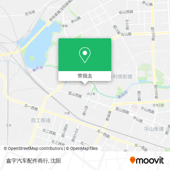 鑫宇汽车配件商行地图
