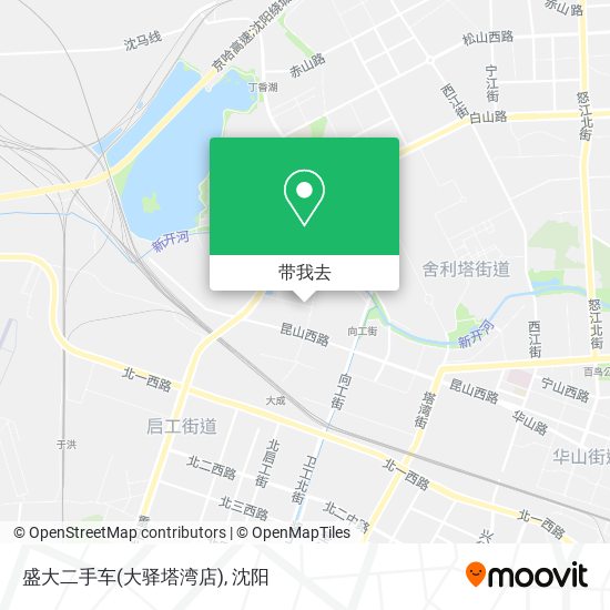 盛大二手车(大驿塔湾店)地图