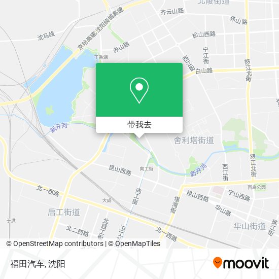福田汽车地图