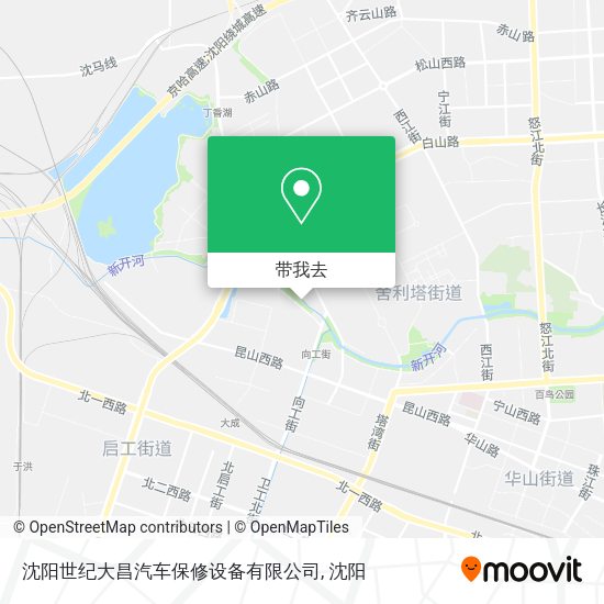 沈阳世纪大昌汽车保修设备有限公司地图