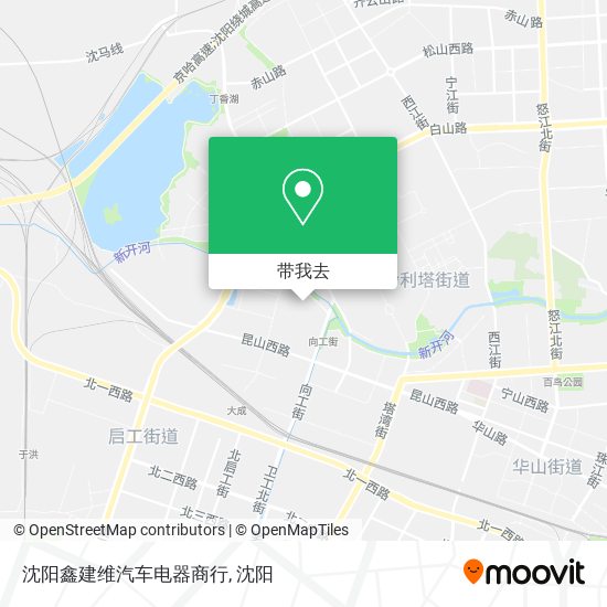 沈阳鑫建维汽车电器商行地图