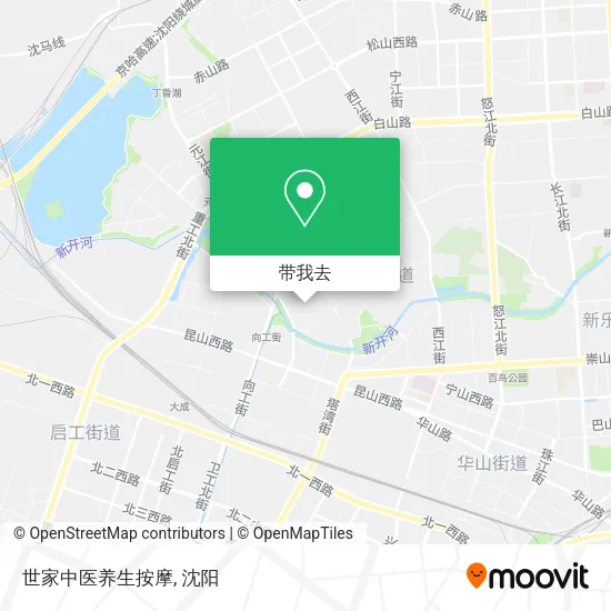 世家中医养生按摩地图