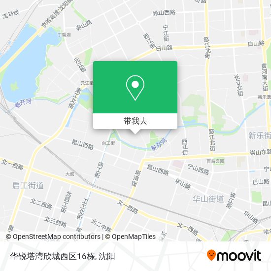 华锐塔湾欣城西区16栋地图