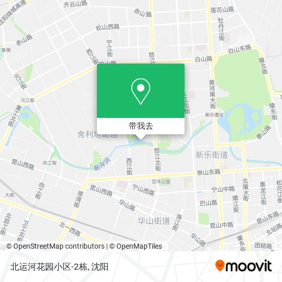 北运河花园小区-2栋地图