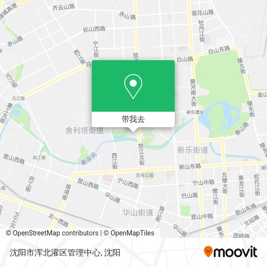 沈阳市浑北灌区管理中心地图