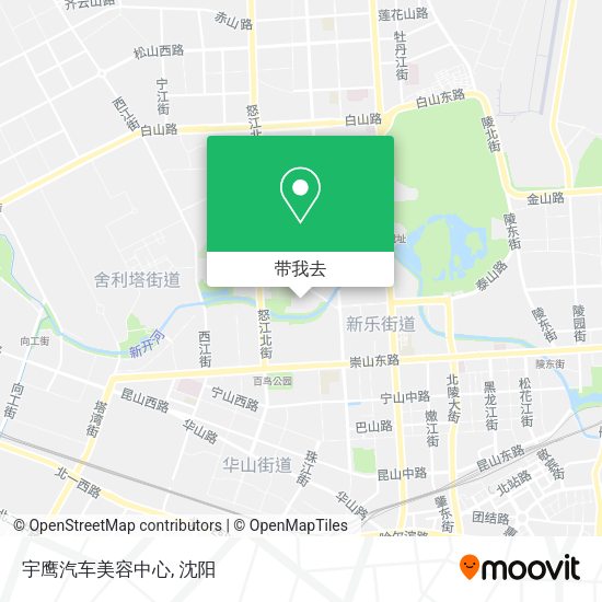 宇鹰汽车美容中心地图